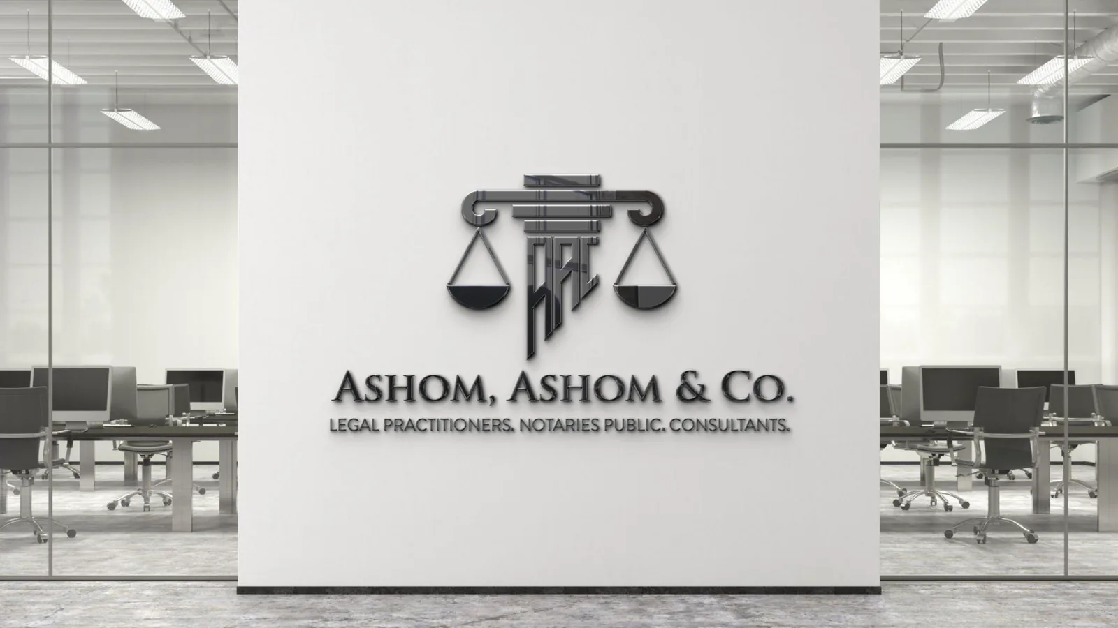Office interior, Ashom, Ashom & Co.